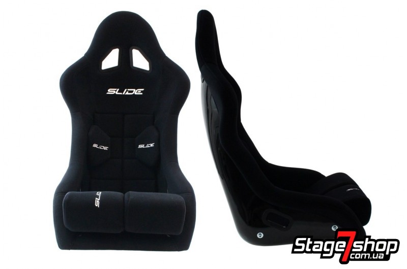 Спортивное сиденье ковш SLIDE GT FIA Suede Black
